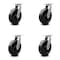 Service Caster 10 Inch Extra Heavy Duty Phenolic Wheel Swivel Top Plate Caster SCC, 4PK SCC-KP92S1030-PHR-4 - alternate 1